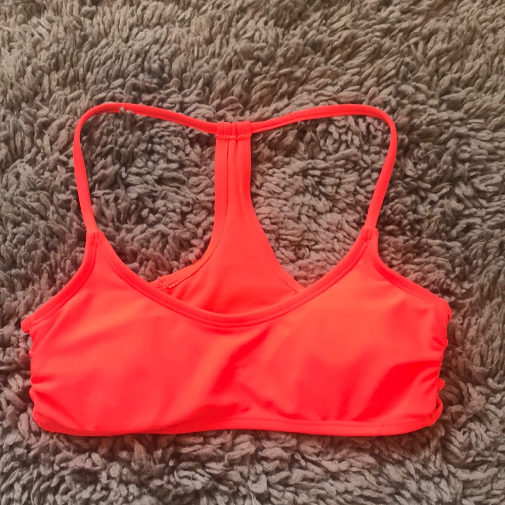 Neon Orange Bikini Top